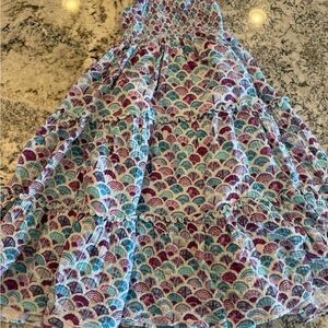 Multicolor Patterned Women's Skirt
